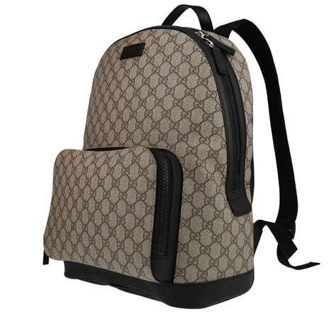 zaino gucci pelle nera uomo|Gucci.